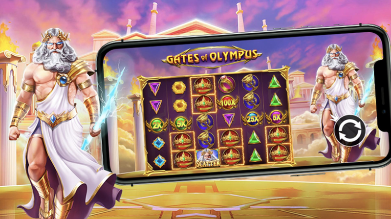 &nbsp;Gates of Olympus demo slot: ekran startowy gry